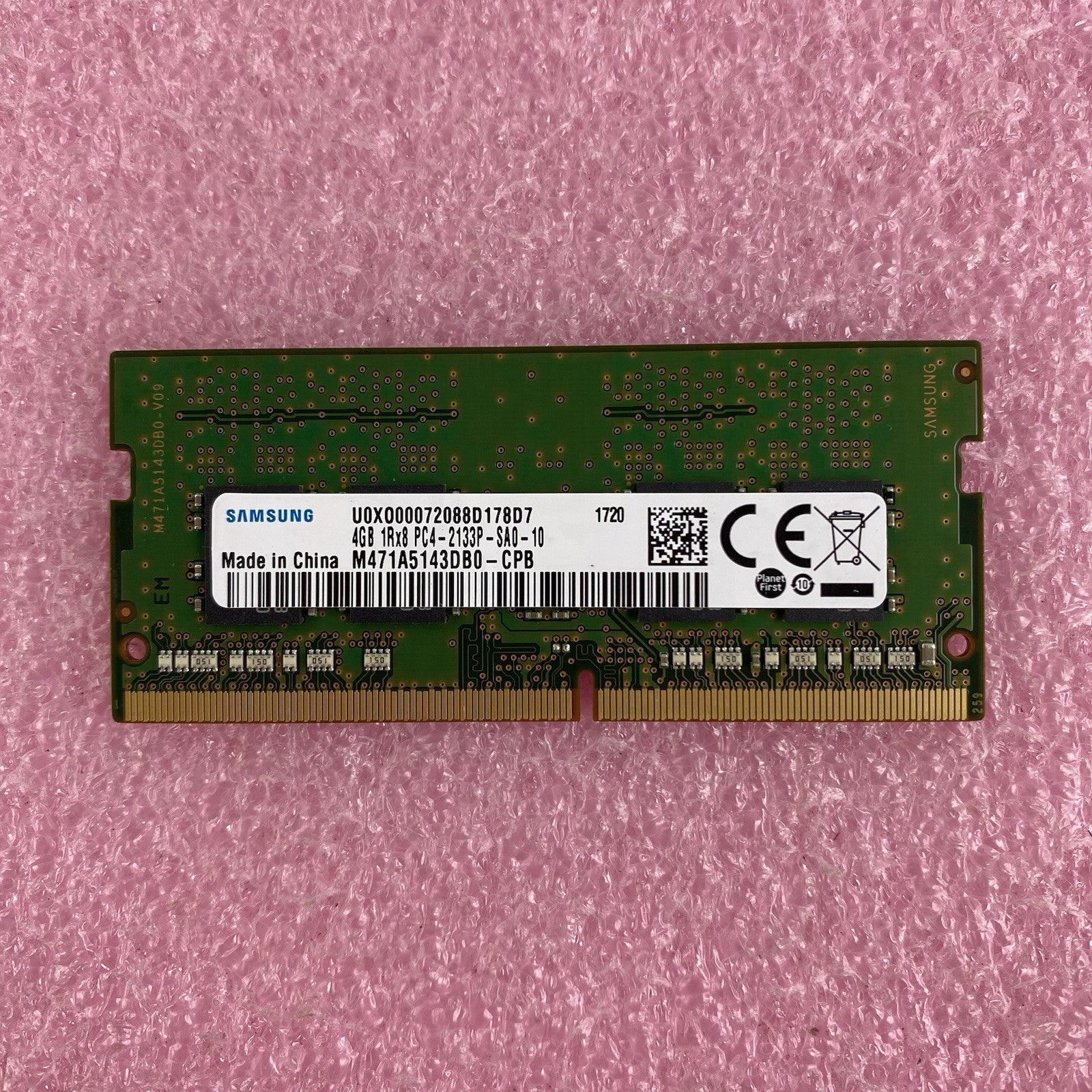 Samsung M471A5143DB0-CPB X2 4GB 1Rx8 PC4-2133P-SA0-10 Computer Ram Lot of 23