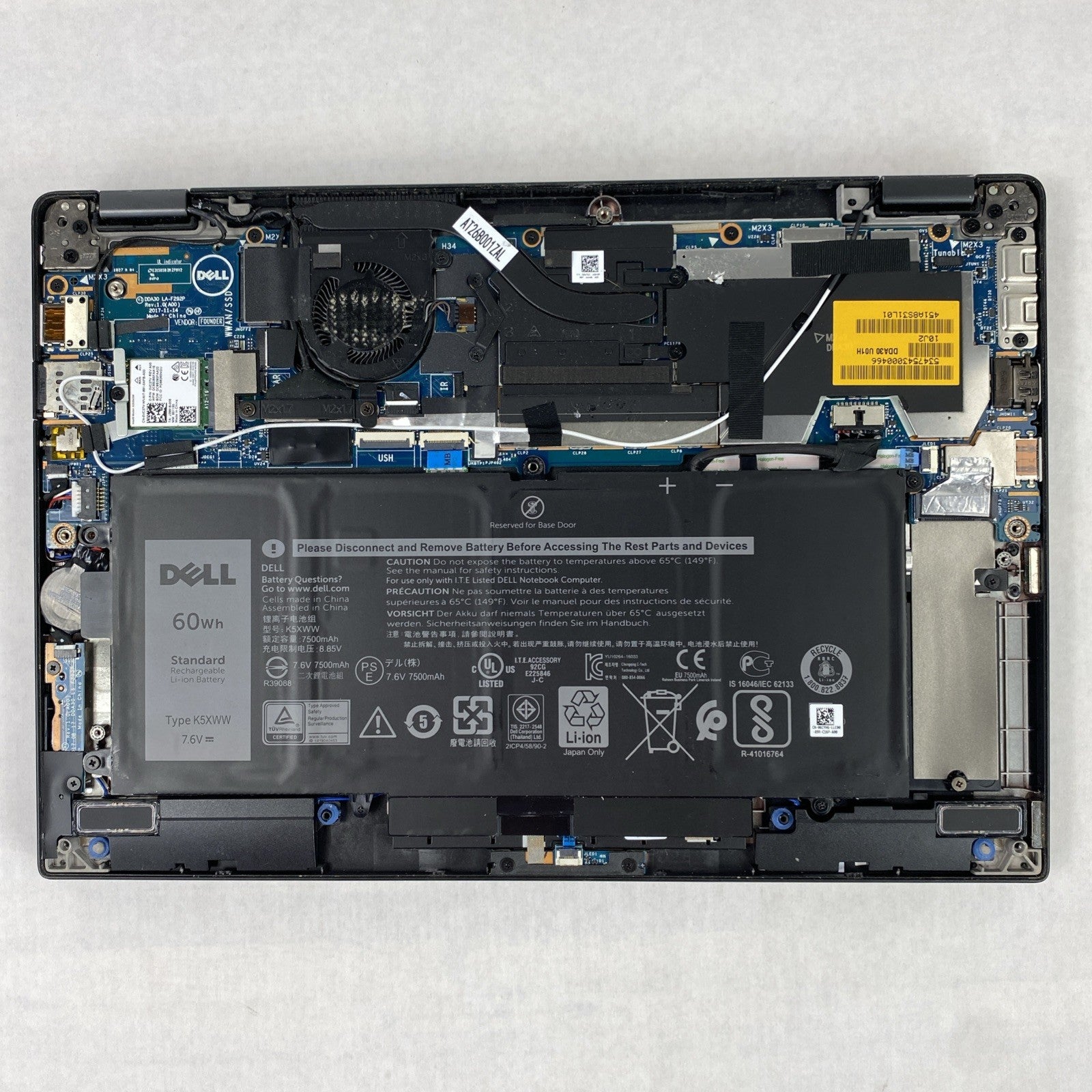 Dell Latitude 7390 2 in 1 13.3" Touch i5-8350U 1.70 GHz 8 GB RAM No HDD No OS