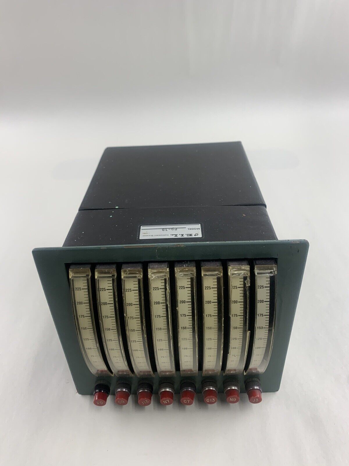 EIL Instrument Division P9-3B Channel Analog Meter