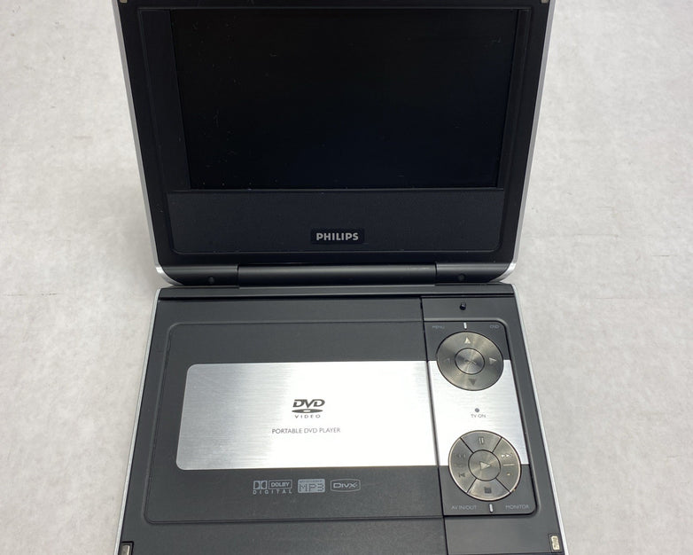 Philips PET724 Portable LCD DVD Player - Tested And No Remote