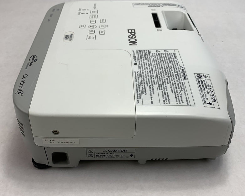 Epson PowerLite W29 H690A LCD Lamp Projector 2334 Lamp Hours - No Remote