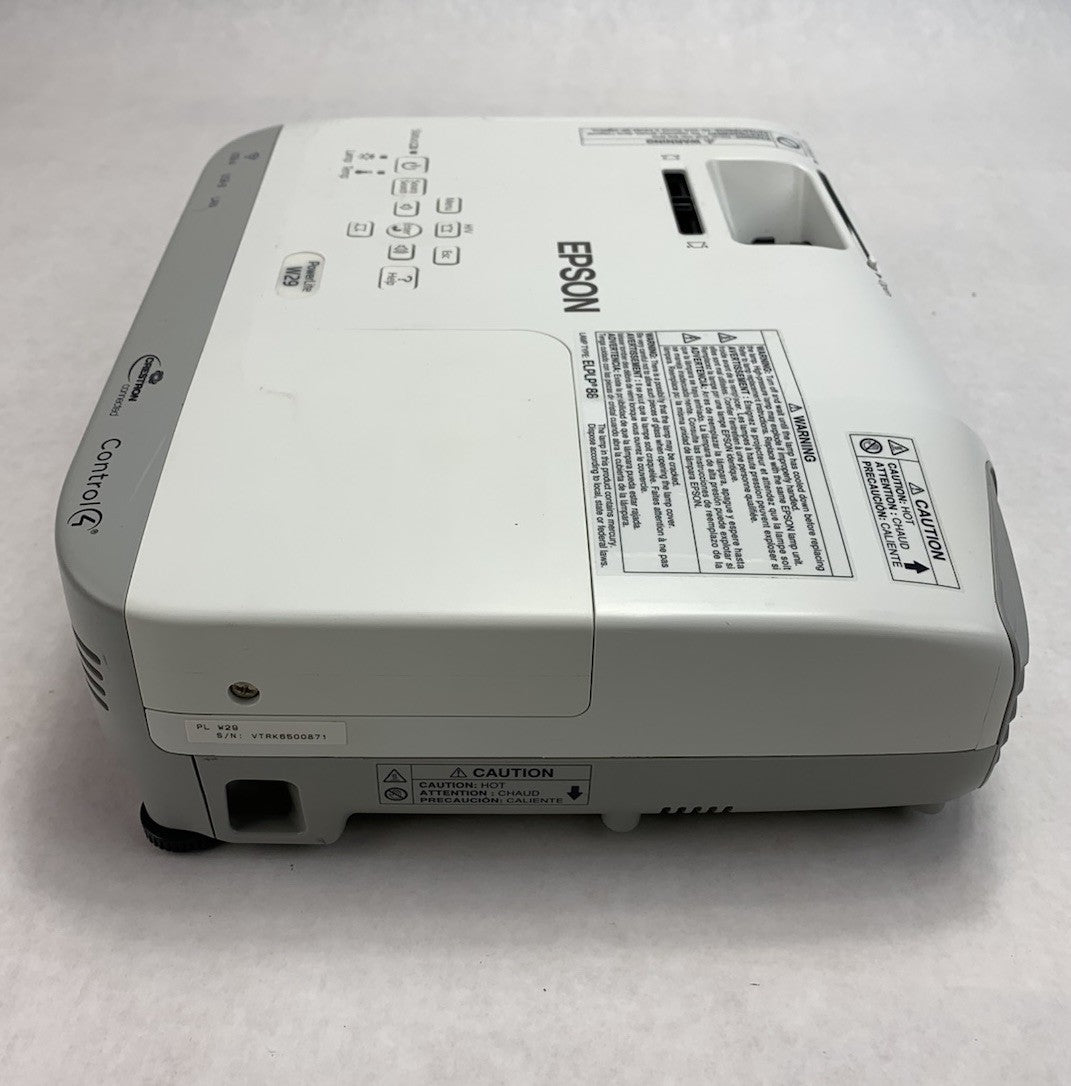 Epson PowerLite W29 H690A LCD Lamp Projector 2334 Lamp Hours - No Remote5
