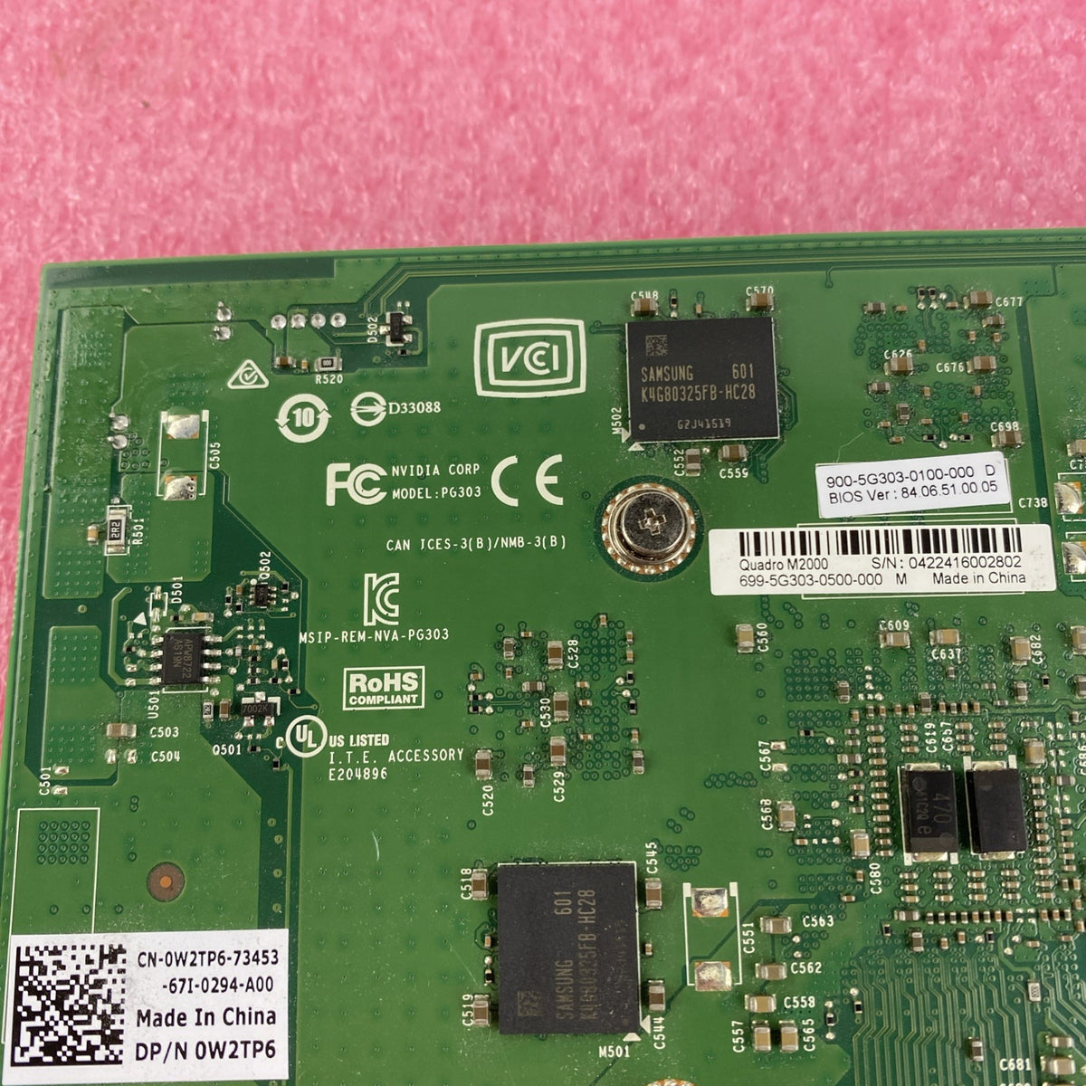 Nvidia Quadro M2000 4GB PG303 Graphics Video Card 5G303 - Tested10