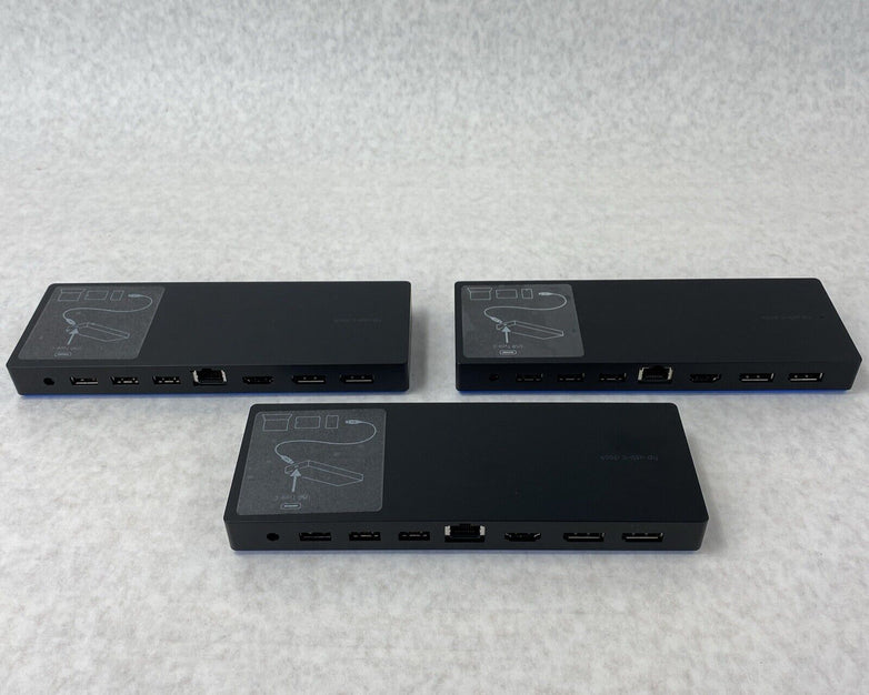 Lot of 3 HP L13898-002 USB-C Dock G4 Blue/Black - Tested
