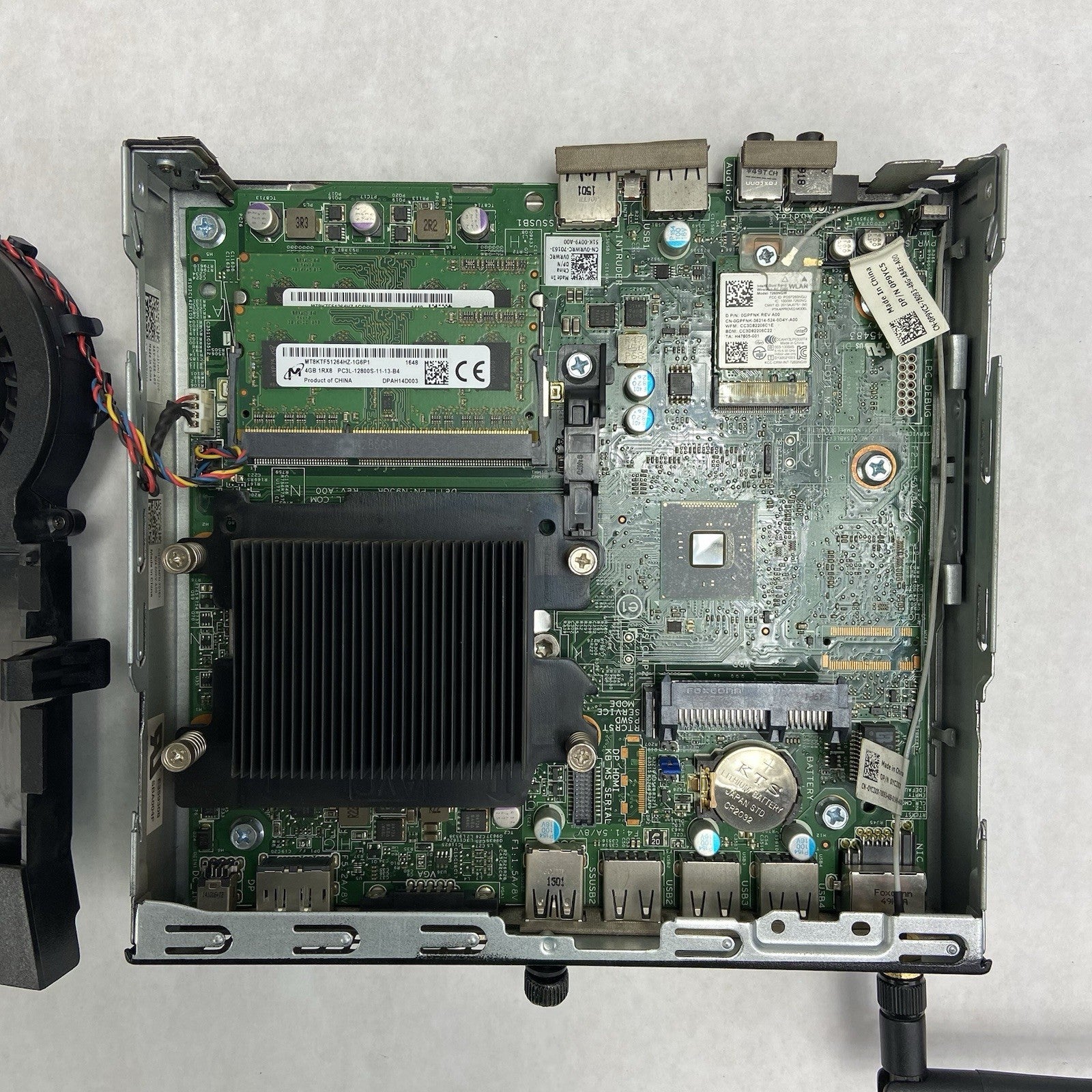 Dell Optiplex 3020M Micro Intel Core i3-4160T 3.1GHz 8GB RAM w/AC No HDD/OS8