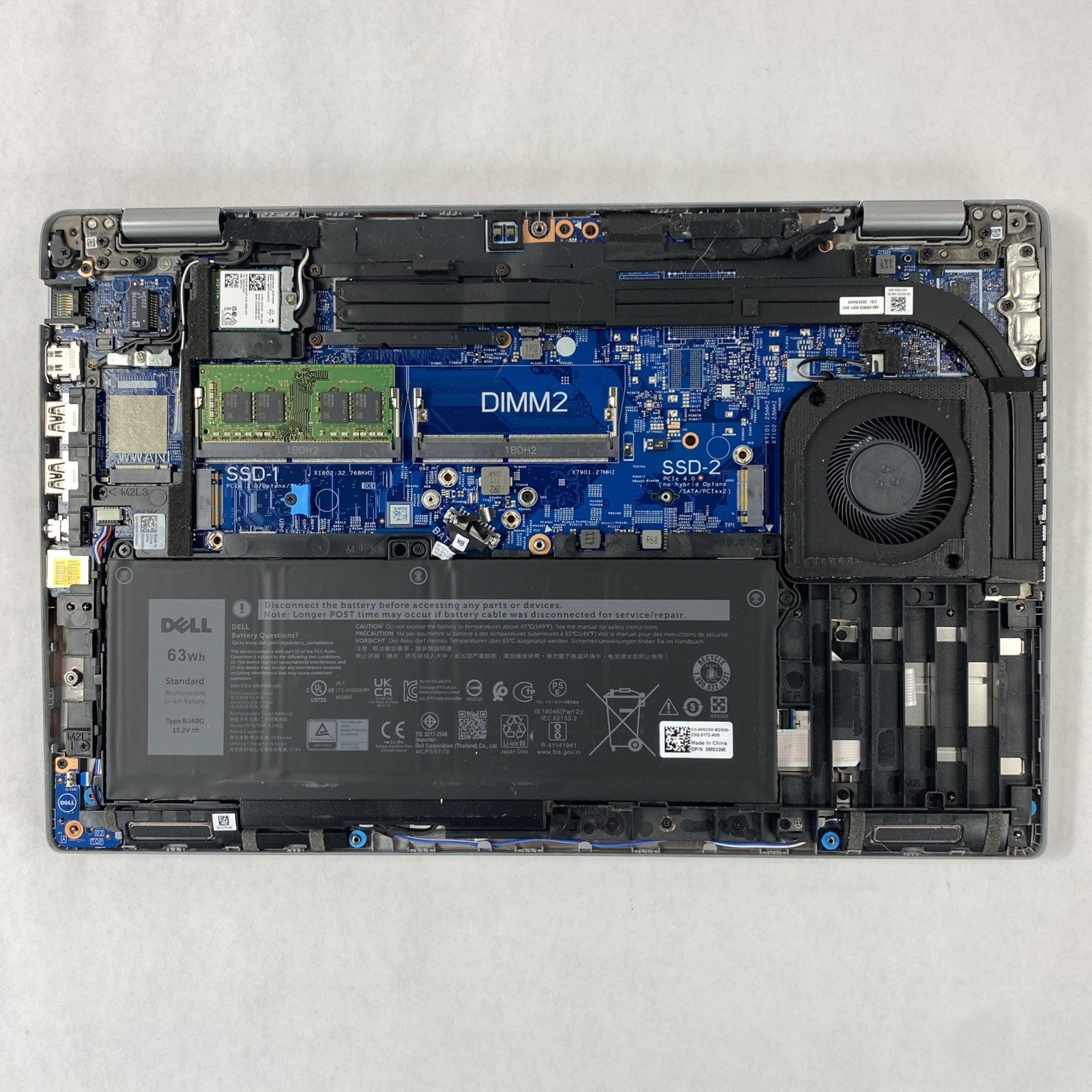 Dell Latitude 5520 Intel Core i5-1145G7 2.60 GHz 16 GB RAM 15.6" No SSD No OS