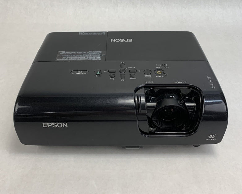 Epson EMP-X5 PowerLite 77c LCD Lamp Projector 1187 Lamp Hours No Remote