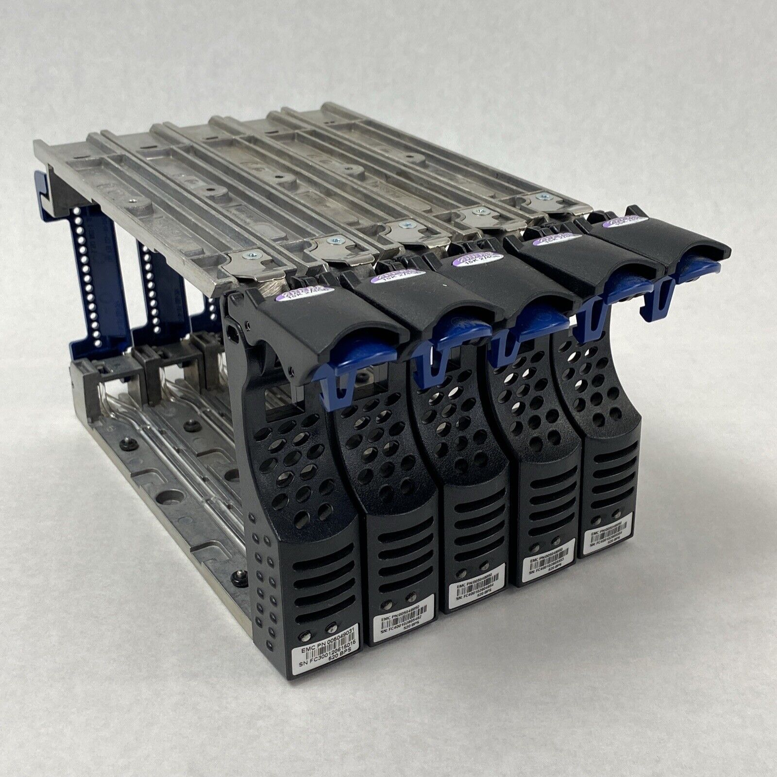 Lot of 5 EMC 005048950 / 005049031 3.5" Hard Drive Caddy Tray