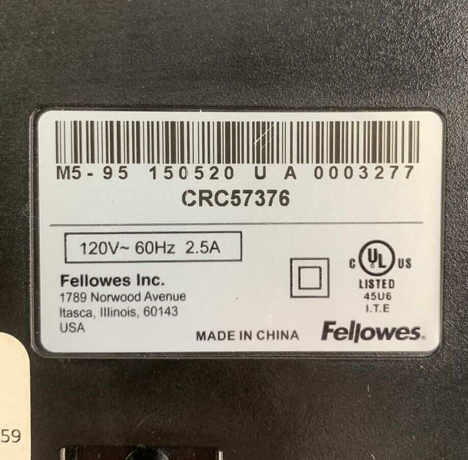 Fellowes CRC57376 M5-95 Laminator