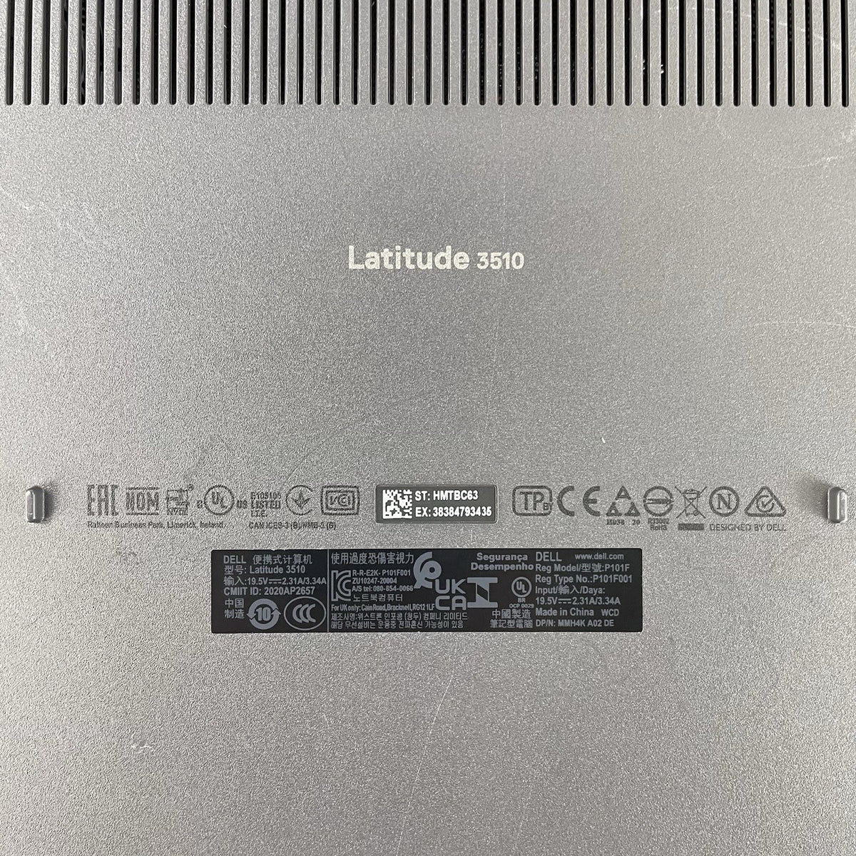 Dell Latitude 3510 15.6" i5-10210U 2.10 GHz 8 GB RAM No SSD/OS/AC/Batt13