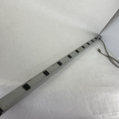 Dayton 3W168 72" 9-Outlet Power Strip