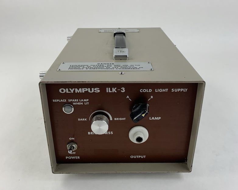 Olympus ILK-3 Cold Light Supply - Powers On - No Lamp Included