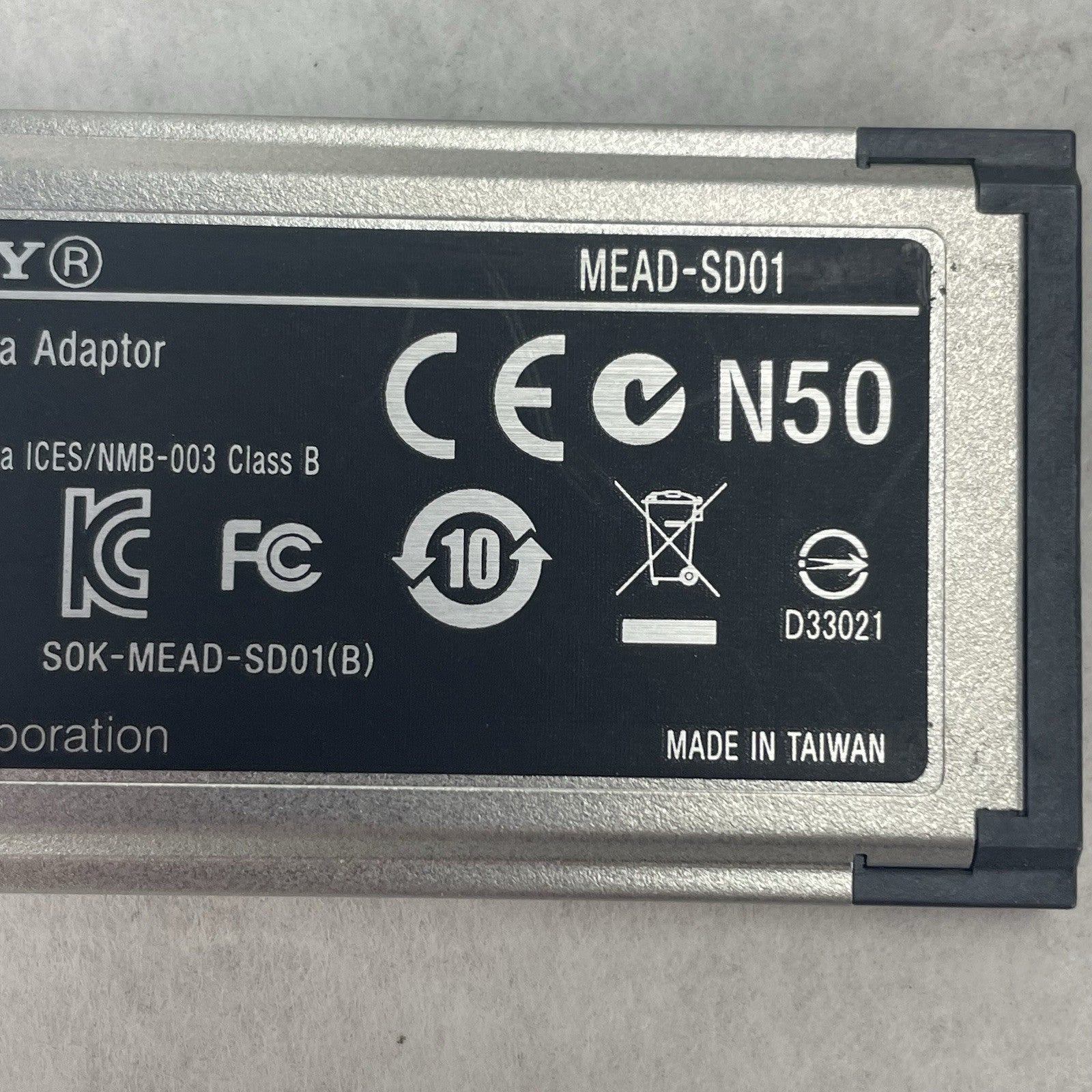 Sony MEAD-SD01 Adaptor For Using SD Card with XDCAM EX Camcorders6