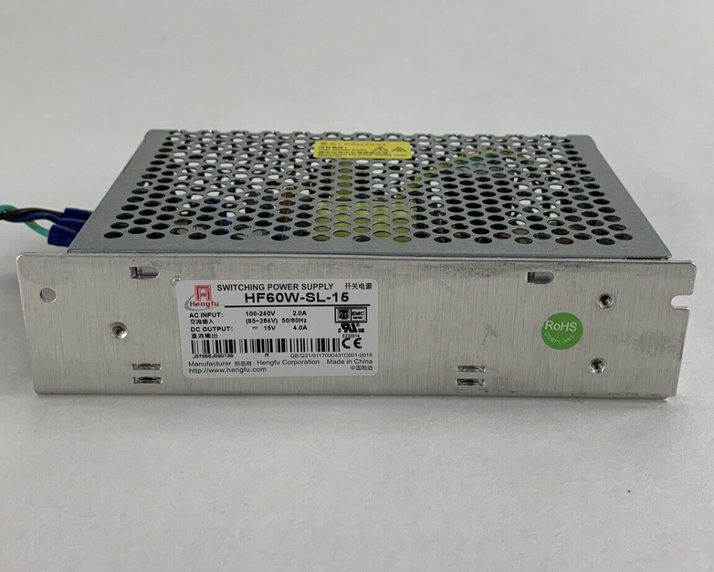 Hengfu HF60W-SL-15 Switching Power Supply 60W AC Input 100-240V DC 15V Tested