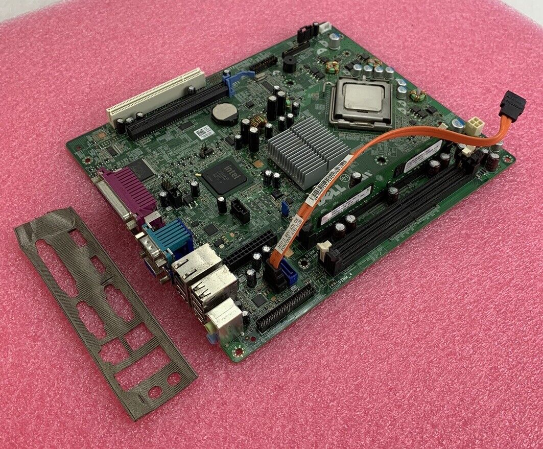 Dell Optiplex 760 M863N Motherboard Intel Core 2 Duo E7500 2.93GHz 2GB RAM
