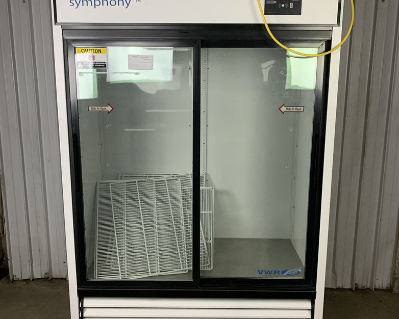 VWR SCLP-47 Symphony Refrigerator 7x Shelves Alarms 115V 7.2a 60Hz Powers Cools