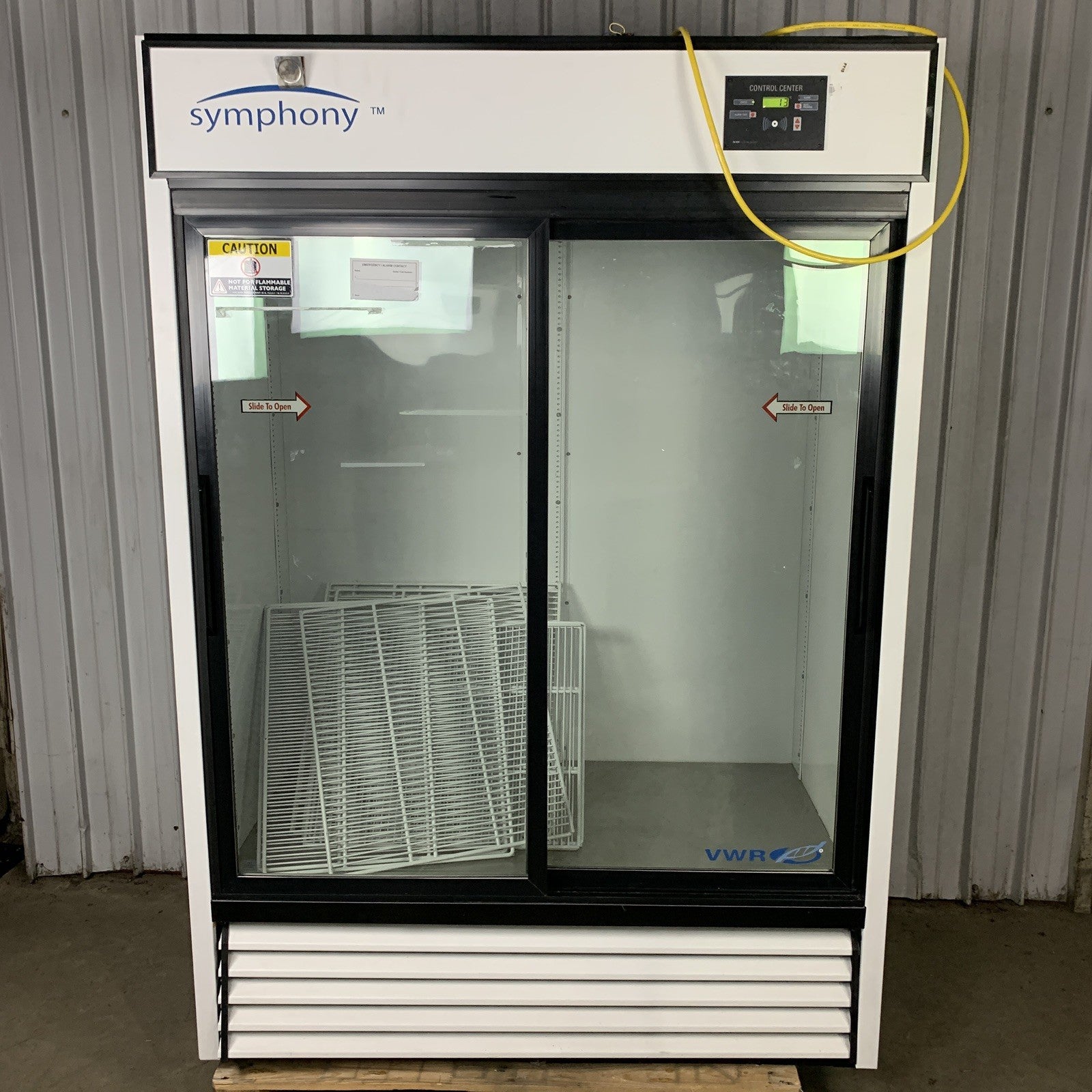 VWR SCLP-47 Symphony Refrigerator 7x Shelves Alarms 115V 7.2a 60Hz Powers Cools