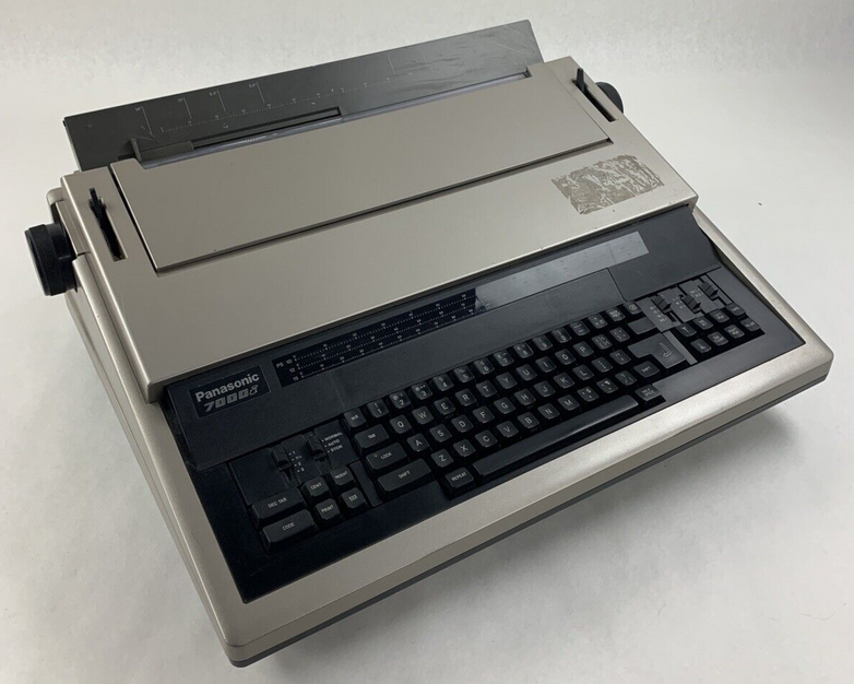 Panasonic KX-E7000 Electric Typewriter Tested No Ribbon Vintage