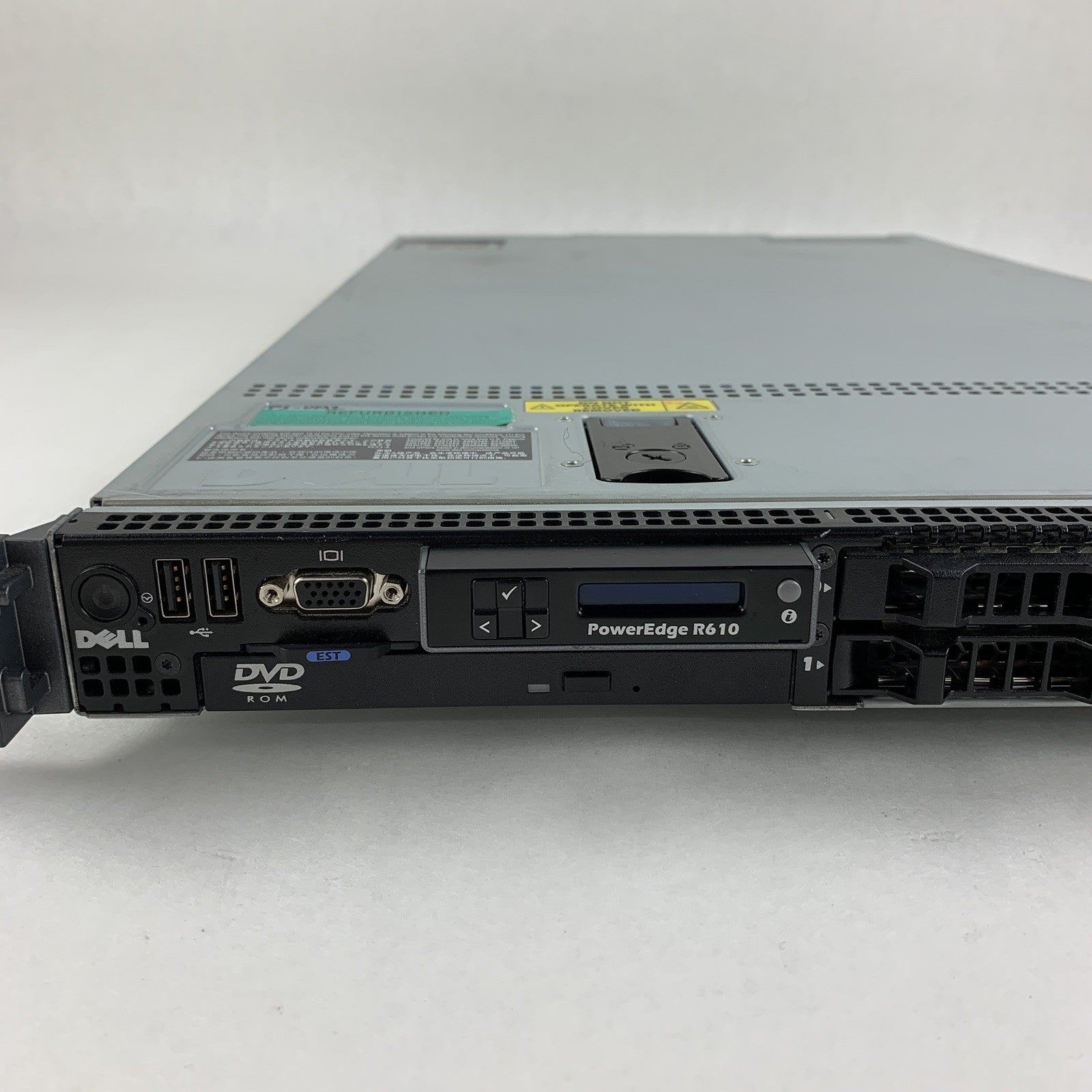 Dell PowerEdge R610 Server 1x Xeon E5520 2.27 GHz 16 GB RAM No HDD No OS