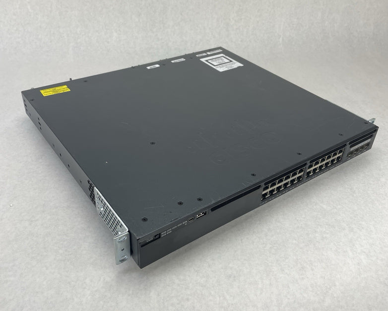 Cisco Catalyst WS-C3650-24PS-S 24-Port PoE+ 4x1G  1x PSU AC Tested & Reset