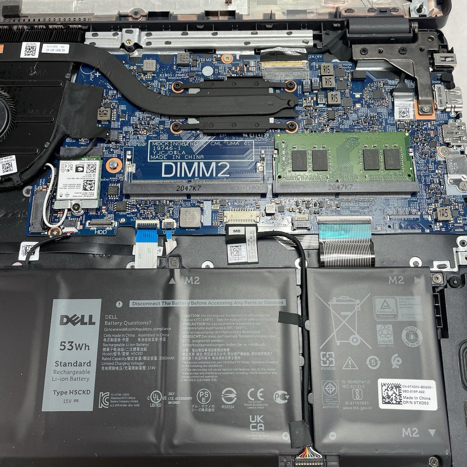 Dell Latitude 3510 15.6" i5-10210U 1.60 GHz 8GB RAM No SSD/OS/AC - Missing N Key19