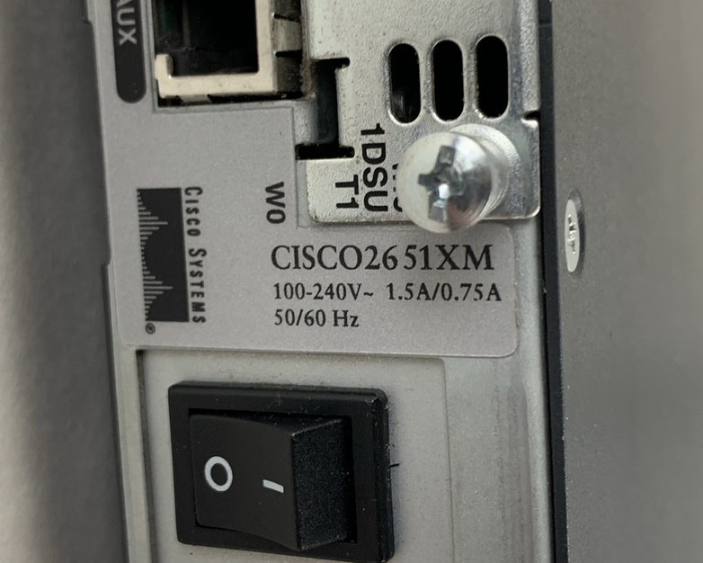 Cisco 2651XM 2600 XM Series Cisco Wired Router 10/100 Mbps with Rack Ears Tested