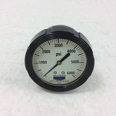 Alltech 9299 Flowthrough Pressure Gauge 6000 PSI
