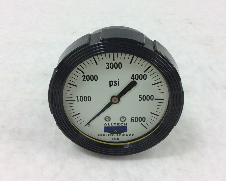 Alltech 9299 Flowthrough Pressure Gauge 6000 PSI