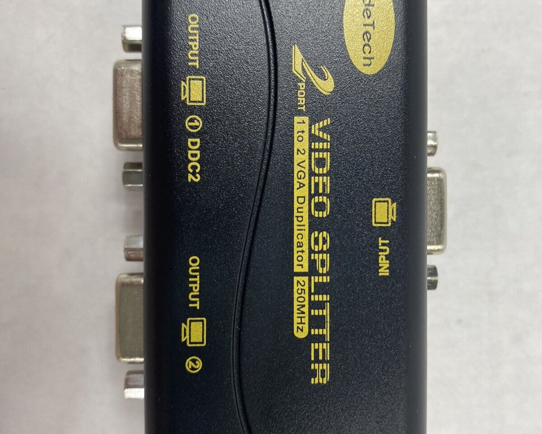 JideTech VGA Video Splitter 1 to 2 VGA Duplicator X001EHFN0L