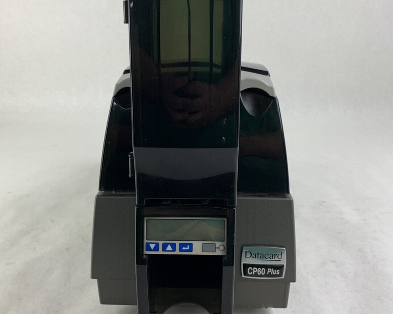 Datacard CP60 Plus Thermal ID CARD Printer For Parts  Magstrip Error MS-01410