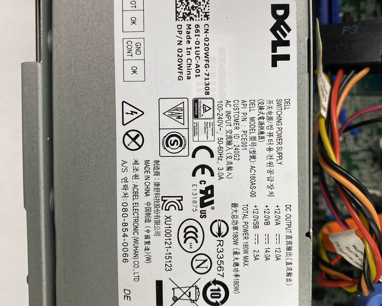 Dell OptiPlex 3040 SFF Intel Core i5-6500 3.2GHz 8GB RAM No HDD No OS