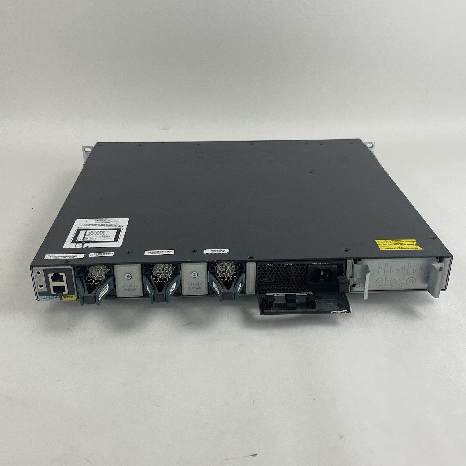 Cisco WS-C3650-48PS-S V04 Tested & Reset 1X PSU5