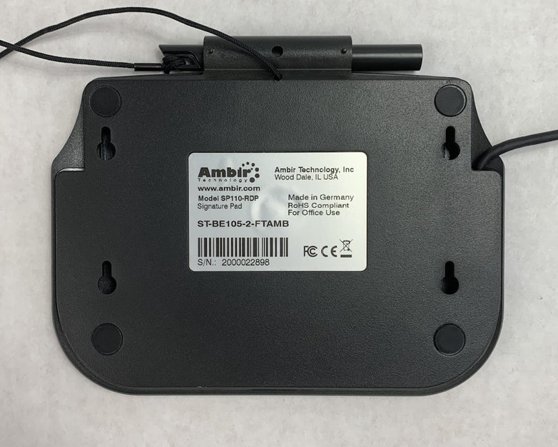 Ambir Technology SP110-RDP Signature Pad - Missing Stylus