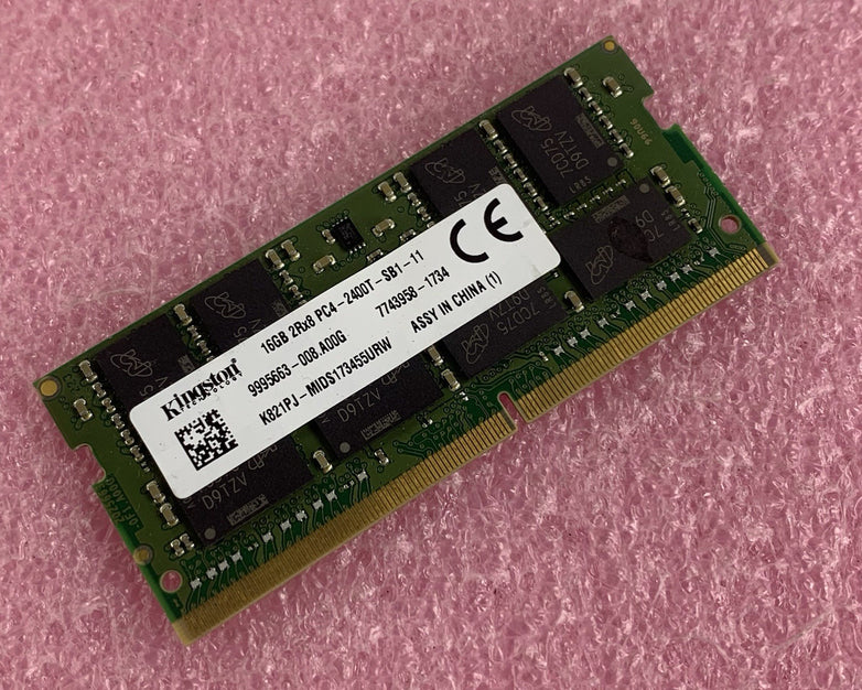 Kingston 9995663-008.A00G PC4-2400T 16GB 1x16GB DDR4 2400MHz Laptop Memory Ram