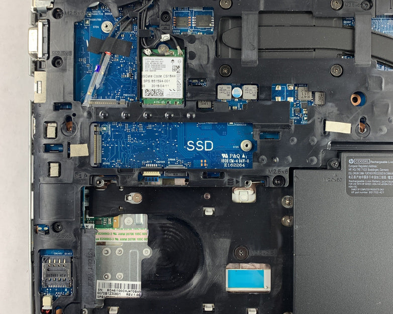 HP ProBook 640 G4 14" Intel Core i5-7200U 2.50 GHz 8 GB RAM No OS No HDD No AC