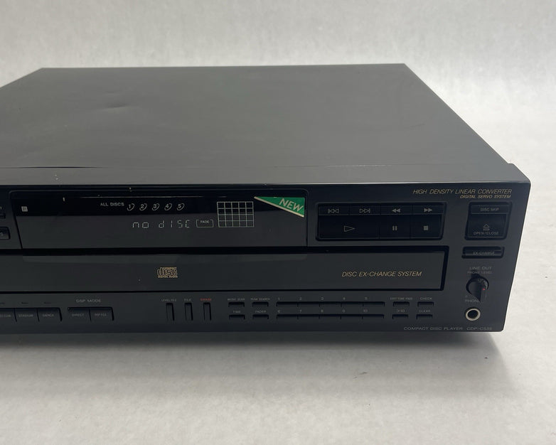 Sony CDP-C535 5-Disc Carousel CD Player No Remote Tested