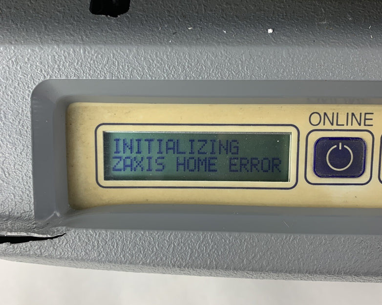 Gerber Edge 2 Foil Thermal Printer Power Tested Z-Axis Error Parts and Repair