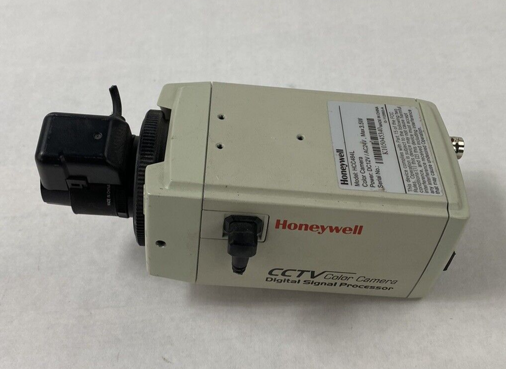 Honeywell HCC484L AC24V CCTV Color Camera 1/3" 2.8-8mm Lens For Parts or Repair