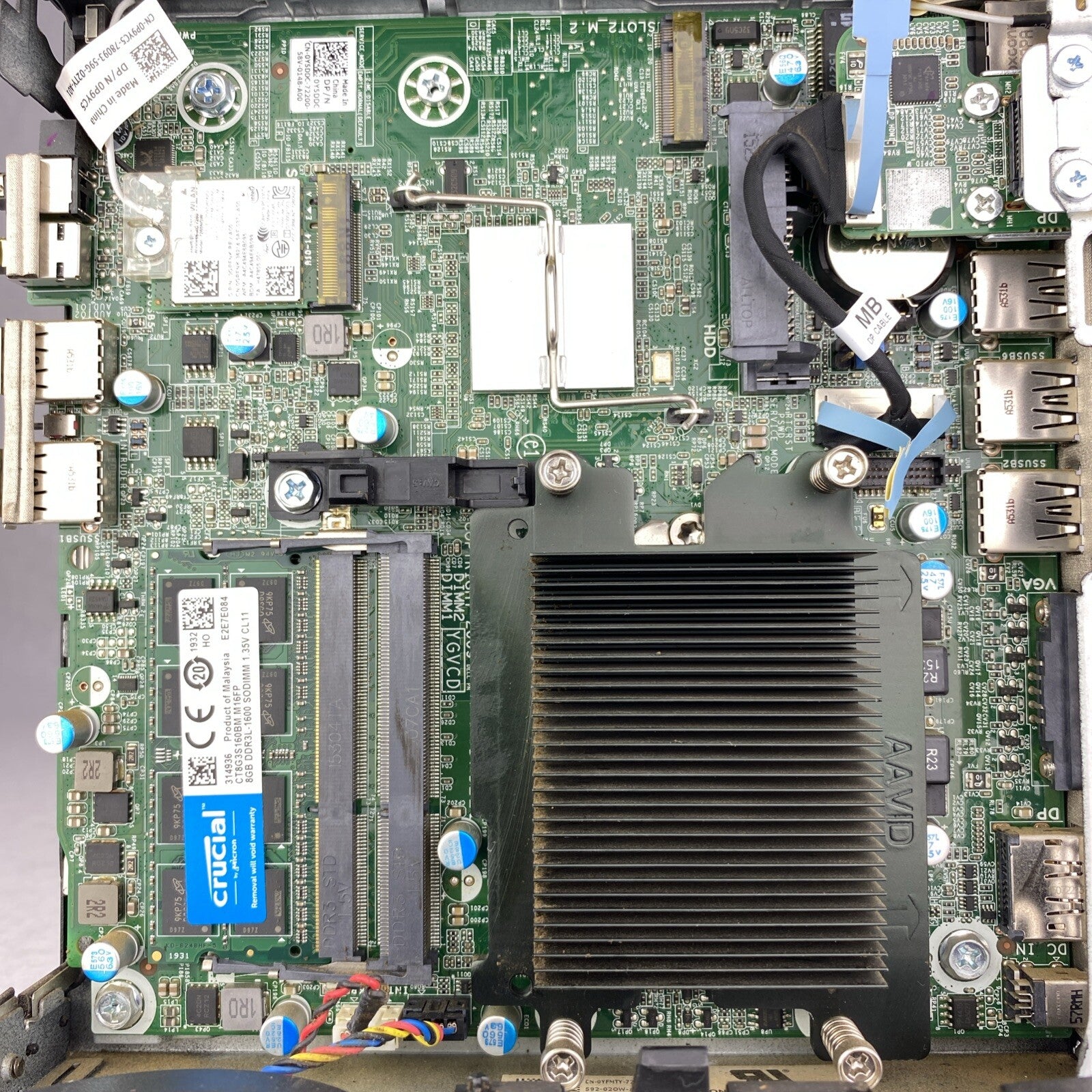 Dell Optiplex 9020M Intel Core i3-4160T 3.10GHz 1x8GB RAM WiFi No AC HDD OS