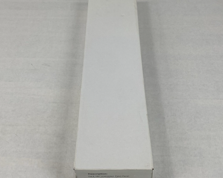 Cat 6 180° Unshielded Patch Panel, 110 Type IDC with 48 Ports
