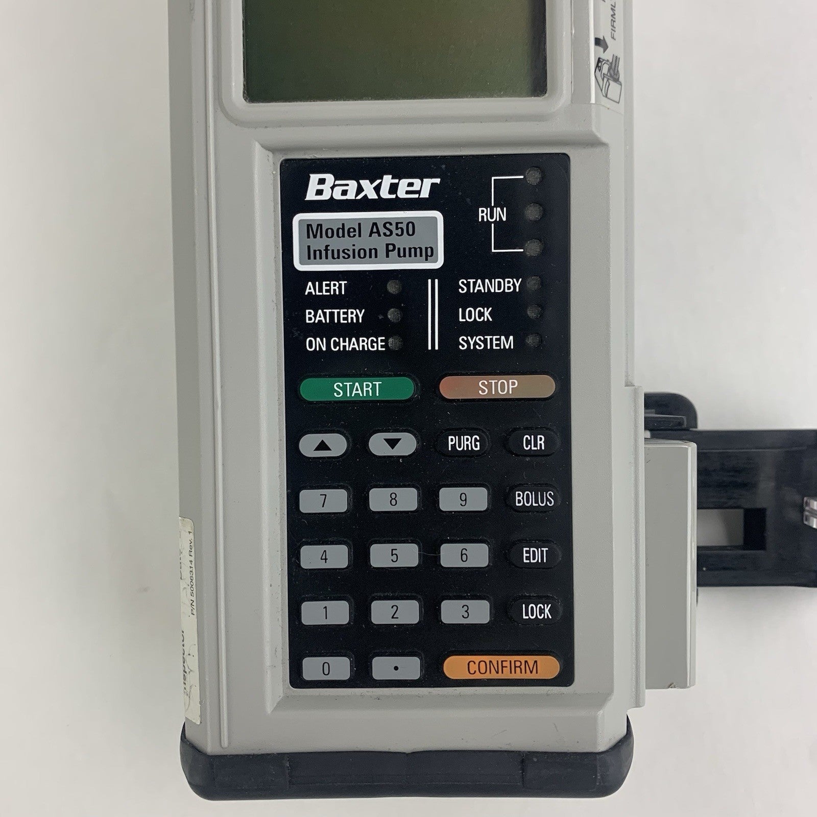 Baxter AS50 IM8550 Infusion Pump Powers On Factory Reset No Batteries No Charger2