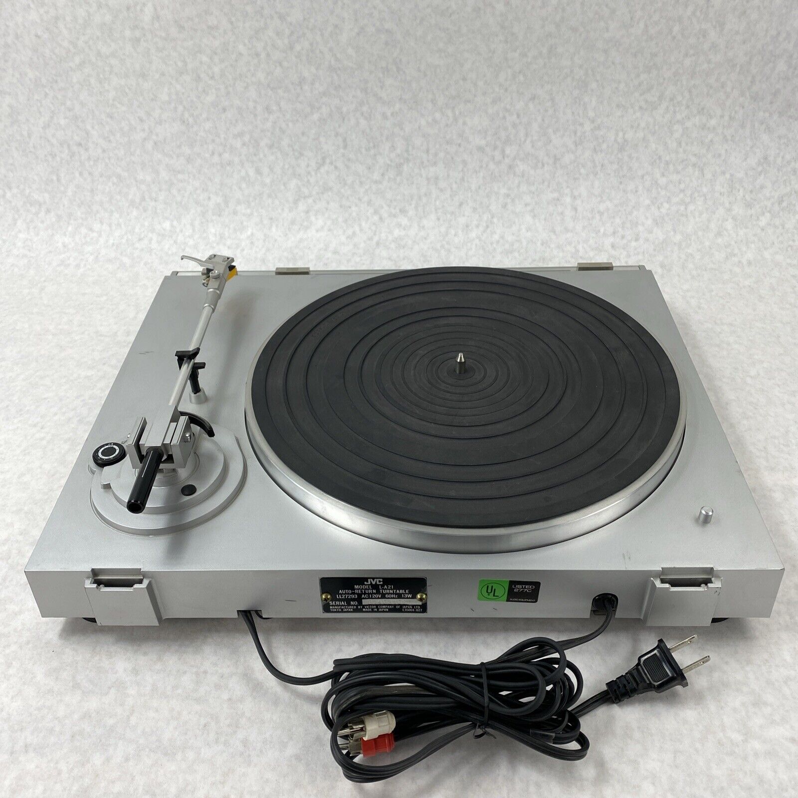JVC L-A21 13 Watts Corded Auto Return Turntable Record Player FOR PARTS