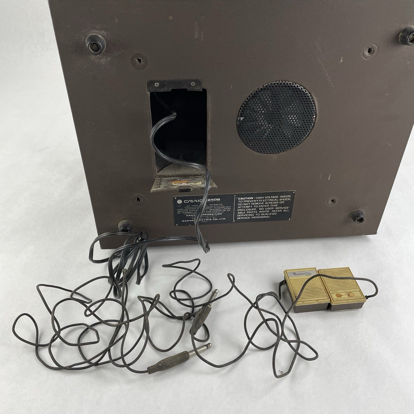Craig Model 2408 Reel-to-Reel Tape Recorder