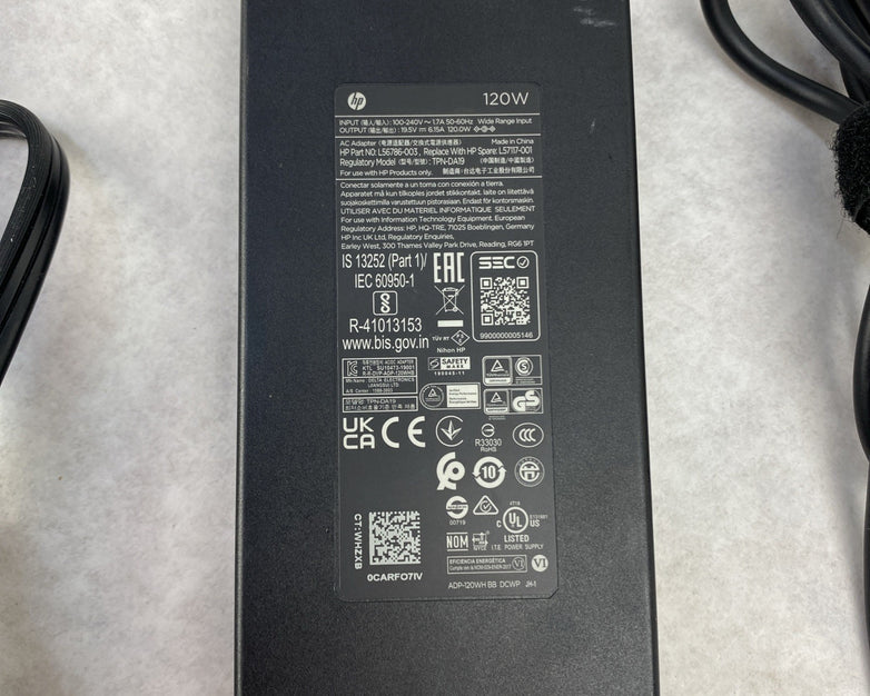 Lot of 5. HP 120W TPN-CA19 AC Adapter