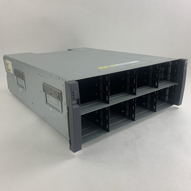 NetApp DS4243 NAJ‑0801 4U 24‑Bay Disk Shelf Chassis 2x IOM3 4x PSUs No HDDs