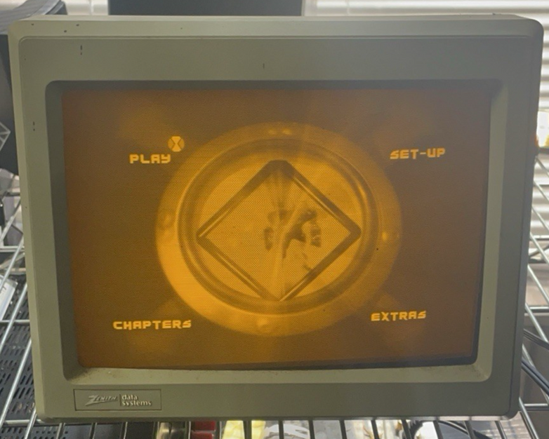 Zenith ZVM-1220-A 12" Amber Composite CRT Monitor Retro Tested Working