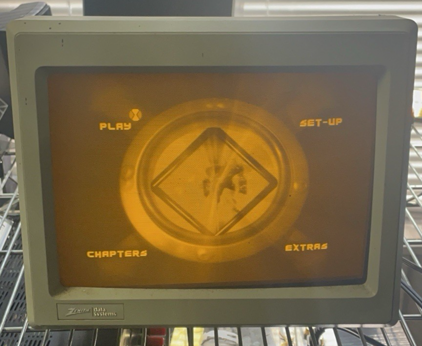 Zenith ZVM-1220-A 12" Amber Composite CRT Monitor Retro Tested Working2