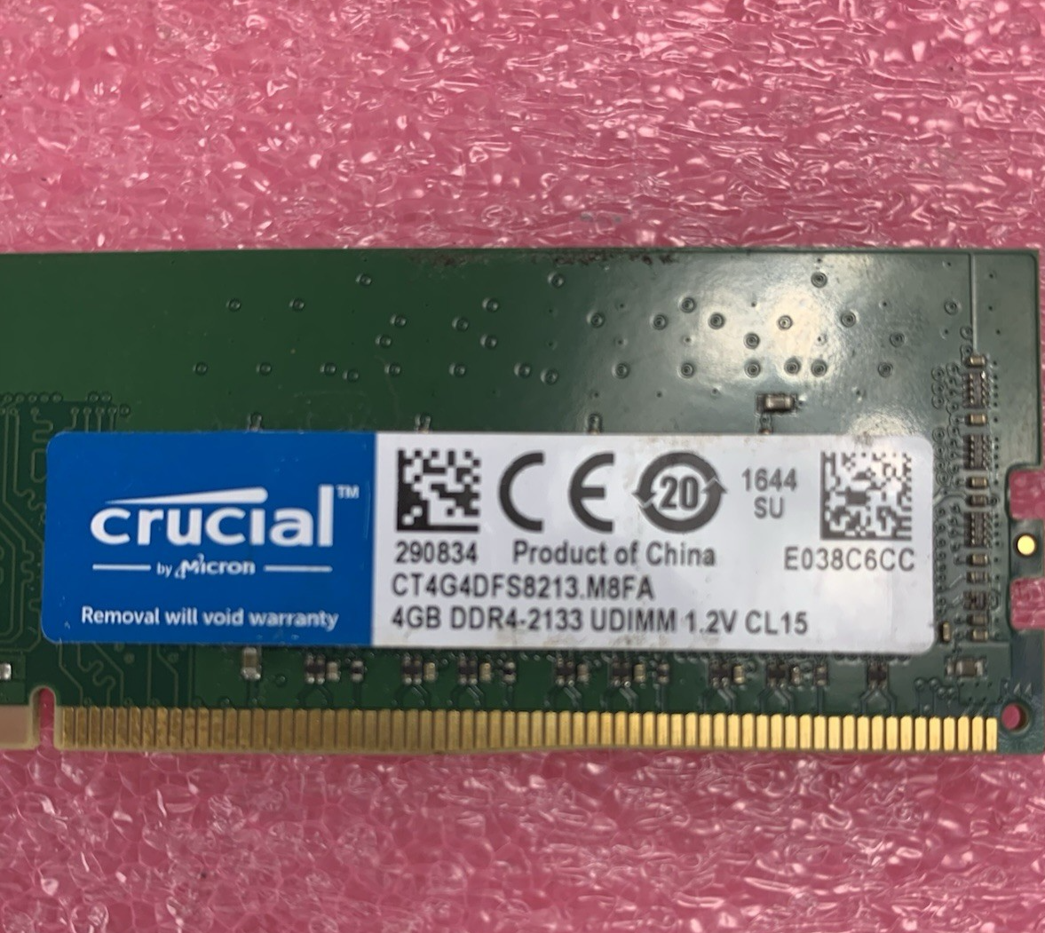 Crucial CT4G4DFS8213.M8FA 4GB DDR4 SDRAM Memory Stick2