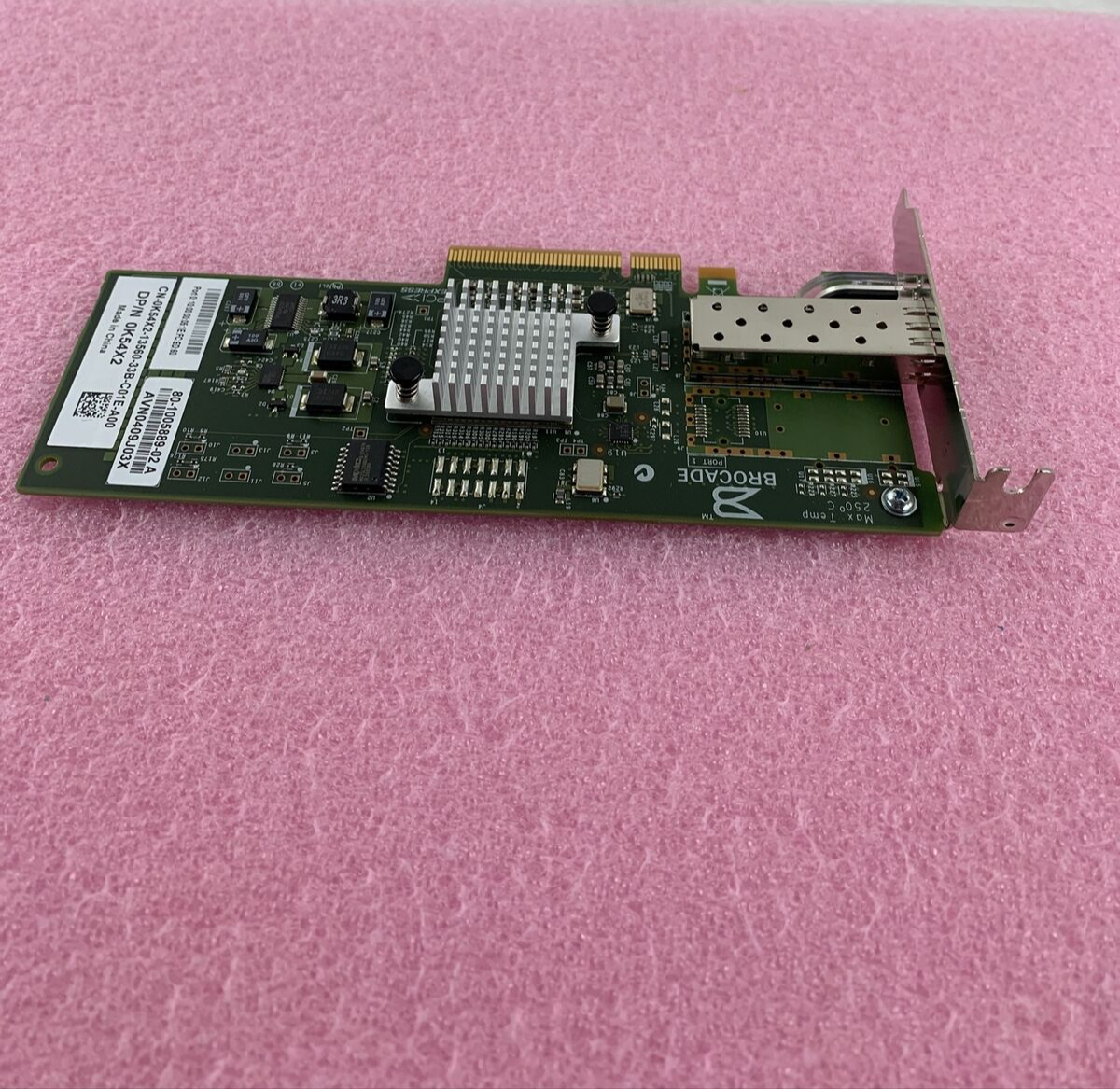 DELL K54X2 BROCADE 815 8GB SINGLE PORT PCI-E FIBRE CHANNEL HOST BUS ADAPTER