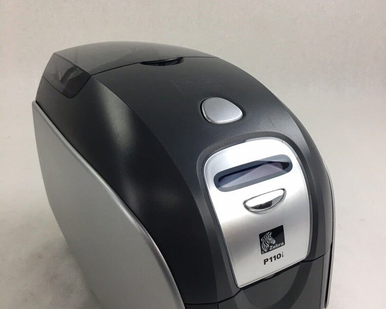 Zebra P110i Thermal Single-Sided Direct Card Printer Needs Printhead Tested
